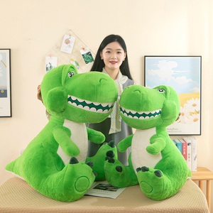 Jouets en peluche dinosaure vert géant: gros animaux en peluche <span class=keywords><strong>T</strong></span>-<span class=keywords><strong>Rex</strong></span> pour enfants jouets en peluche - Product Image 2