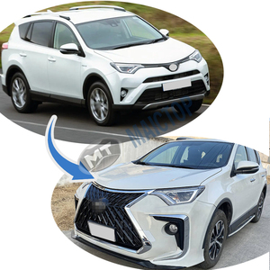 Maictop Accessoires de voiture, kit carrosserie pour pare-chocs avant pour Toyota <span class=keywords><strong>Rav</strong></span> 4 Rav4 2016 <span class=keywords><strong>2017</strong></span> 2018, mise à niveau au style Lexus - Product Image 4