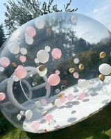 Fête en plein air pour enfants Grande tente dôme transparente Ballon Bulle Air House Gonflable