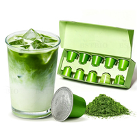 Capsules et boîtes de thé vert matcha biologique en poudre BSTBIO OEM à marque privée pour boisson, capsules de matcha de 3g