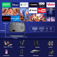 Projecteur vidéo portable Salange Top Hot Selling Factory P28B 1080p Full HD LCD LED pour cinéma maison