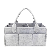 Organisateur de couches en feutre Royal Fair, design divisé durable, sac en feutre, panier, accessoires essentiels, sac à main pour les nouveaux parents