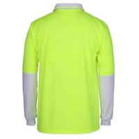 Camiseta Polo de Seguridad Reflectante de Dos Tonos con Logotipo Personalizado para Trabajadores de la Construcción, Seguridad en Exteriores, Alta Visibilidad