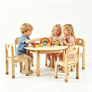 Sedia in Legno Impilabile per Bambini, Arredamento Montessori per Asili, Scuole Materne <span class=keywords><strong>e</strong></span> Aule di Scuola dell'Infanzia - Product Image 5