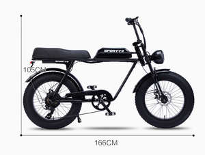 Bicicleta de Montaña eléctrica con batería de litio para hombre adulto, bici ancha de 500w, para nieve, 20 <span class=keywords><strong>e</strong></span>, suspensión completa - Product Image 4