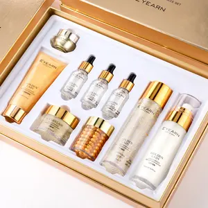 EYERAN Golden Lady Skincare Kit Skin Hydrating Anti-Aging 24k Gold Set Skin Care Products Private Logo