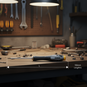 Destornillador Torx de Precisión Fervi, 100 mm de Longitud, Mango Ergonómico, Uso Profesional - Product Image 3