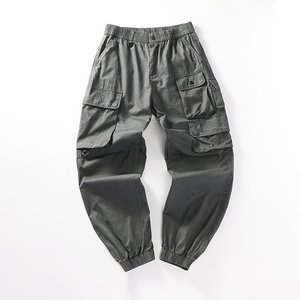 Pantaloni Jogger Stile Giapponese 100% Cotone per Uomo, Nuova Tendenza 2025, Multi-Tasca <span class=keywords><strong>Cargo</strong></span> Casual, Vestibilità Comoda, Sportivi, Leggeri, Taglia 6XL - Product Image 6