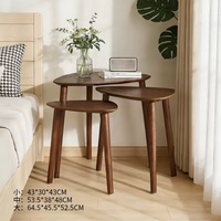 Table basse nordique moderne pour petits appartements, design compact pour salon, table à thé et table d'appoint créative pour canapé