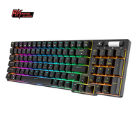 Royal Kludge-clavier de jeu mécanique 2.4ghz, 96 touches, pour ordinateur pc de jeu