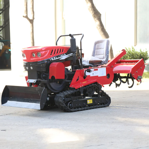 Mini Dryland Rotary Tillage Farm Multi-functional Crawler Tractor Loader Agricultural Rotary <b>Cultivator</b> Crawler Tractor - Product Image 2