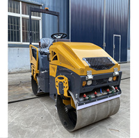 Petite Compacteuse à Rouleaux - Rouleau Compacteur Premium pour Chantiers de Construction et Aménagement Paysager