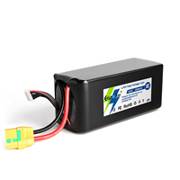 Baterai LiHV Hardcase 22.8V 6S 2200mAh 60C XT90 Daya Tahan Lama untuk Drone FPV, Fotografi Udara, dan Pesawat Terbang Sayap Tetap