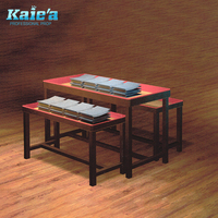 Plateau en verre tables d'affichage/affichage au détail table/Boutique Présentoir de Table