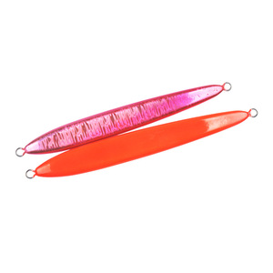 Señuelo de jigging de aleación de plomo de 600g 700g para pesca en alta mar, cebo para atún, naranja y rosa a rayas, luminoso de movimiento lento. - Product Image 2