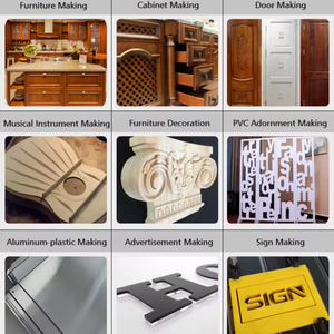 เครื่องเราเตอร์ CNC สำหรับงานไม้ MDF ไม้อัด ไม้เนื้อแข็ง อะคริลิก ขนาด 4*8 ฟุต 1325 3 แกน พร้อมระบบ ATC สำหรับงานแกะสลักและกัดไม้ - Product Image 6