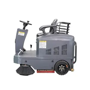 ZMX-S1200 Ride-On Electric Street Cleaning Car In-China Manufacturer's Magnetic Door Car Sweeper New Battery Core Components