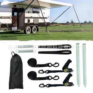 Kit de fixation pour auvent de camping en plein air, piquet de tente en acier à ressort de 19 cm, en alliage, pour le Mont Kailash - Product Image 2