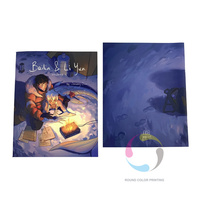 Service d'impression de livres de manga de bande dessinée à couverture souple en couleur d'impression personnalisée de haute qualité