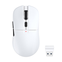 Ratón ultraligero de alta precisión de 55g, ratón programable para juegos, ratón para juegos con cable de tres modos de 2,4 BT G para PC, portátil y Escritorio