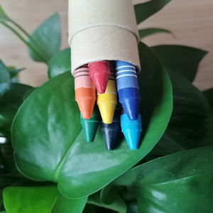 ペーパーカバーのサイズ8.8x0.8CMが付いているペーパー管の6pcsクレヨン - Product Image 3