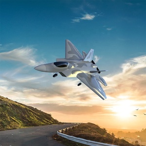 เครื่องบินบังคับวิทยุ Volantex <span class=keywords><strong>F22</strong></span> <span class=keywords><strong>Raptor</strong></span> 761-7 พร้อมระบบกันสั่นไจโรแบบ U-turn  4CH 2.4G ของเล่นเครื่องบินเจ็ทไฟท์เตอร์สำหรับนักสะสม - Product Image 3