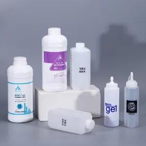 Botella de plástico HDPE de venta de fábrica para pesticidas y envases de líquidos de muestra química