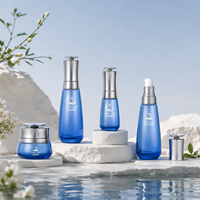 Ensemble de flacons en verre multi-tailles pour emballages cosmétiques, pots à crème 60g 40ml 100ml 120ml, emballages pour soins de la peau, pompe pulvérisateur, couleurs personnalisées
