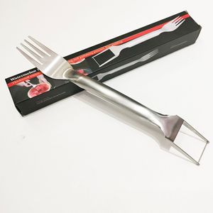 Watermelon Cutter Stainless Steel 430 Dual Head Fruit Divider Fork For Watermelon Dicing And Cube Cutting Tool - Product Image 4