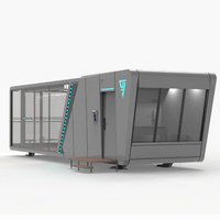 Maison Capsule Spatiale de Haute Qualité à Prix Abordable, 2 Chambres avec Cuisine, Toilettes, Cabane de Type Apple, Restaurant, Maison Préfabriquée