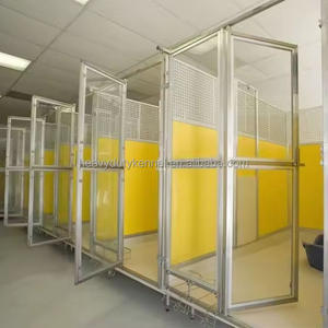 Özelleştirilmiş köpek kulübesi cam kapi ağır ve dayanıklı paslanmaz çelik çerçeve köpek kulübesi kapalı veya açık havada çalışır köpek kulübesi - Product Image 3