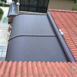 Yuanwang Skylight cửa sổ nhôm cán màn trập mái hiên có thể thu vào ngoài trời con lăn mái màn trập hoạt động Shades ngoài trời - Product Image 3