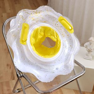 Lindo anillo de natación para bebé, flotador inflable con base de esponja para uso en piscinas infantiles, parques acuáticos, diseño de dibujos animados de 0 a 24 meses - Product Image 4