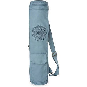 BSCI Factory Yoga Mat <b>Duffle</b> <b>Bag</b> Patterned <b>Canvas</b> with Pocket and Zipper - Product Image 2
