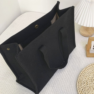 Borsa Tote in tela molto grande di alta qualità naturale Extra Large Tote Bag in tela pesante - Product Image 5