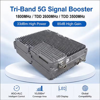 Amplificateur de signal de téléphone portable commercial LTE 1W 33dBm 2G 3G 4G 5G, prolongateur de signal industriel pour bâtiments multi-étages, couverture 10000 m²