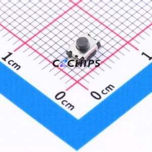 K2-1807SA-B4DW-06 Tactile Switch SMD Switch Single Pole Single Throw Round Button 2.5N Vertical Mount - Product Image 1