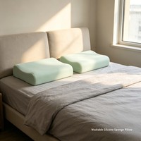 Oreiller en mousse de silicone 60D personnalisé OEM/ODM, lavable et respirant, pour adultes, maison et hôtel