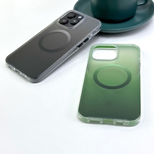 Custodia per telefono magnetica IMD con gradiente opaco magnetica di migliore qualità per iPhone 15 14 Pro Max Design di lusso 16 Pro Max - Product Image 4