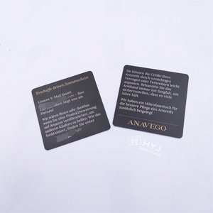 Tùy chỉnh thiết kế in ấn giấy vuông thẻ kinh doanh vuông thăm thẻ - Product Image 4