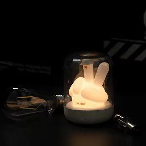 Lampe de chevet LED rechargeable Victory Light avec capteur tactile, mignonne, pour chambre à coucher, sommeil et enfants - Product Image 6