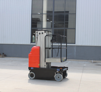 Plateforme élévatrice verticale autopropulsée télescopique Xutai 7m 8m pour travaux de construction de murs extérieurs et de finitions intérieures