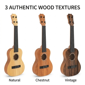 Ukelele Acústico de Madera con 4 Cuerdas y Orificios Redondos para Niños Principiantes, Venta al Por Mayor - Product Image 6