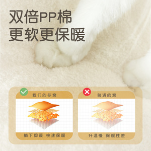 เตียงแมวรูปยานอวกาศแบบใหม่, ช่วยให้หลับสนิท, เตียงแมวอุ่นสำหรับฤดูใบไม้ร่วงและฤดูหนาว, อุโมงค์แมว, อุปกรณ์สัตว์เลี้ยงแบบสั่งทำพิเศษ - Product Image 4