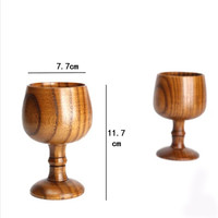 Gobelet en bois de jujube écologique classique, verre à vin, tasse rouge, tasse à bière, tasse à thé, tasse à café, mug, bouteille d'eau