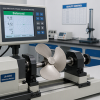 Impulsor OEM personnalisé en acier inoxydable SS316, agitateur dynamique équilibré pour le mélange chimique
