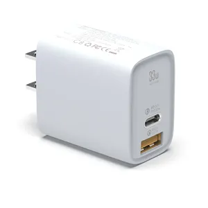 Super Fast Pd 30W Adapter Usb Type C Charger Dual Port Usb A+ C Wall Charge