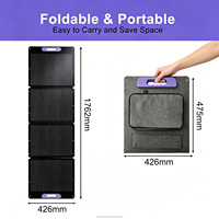 Chargeur solaire pliable haute efficacité 100W Sunpower, sac solaire pliable pour balcon, toit, petit espace urbain, kit d'alimentation