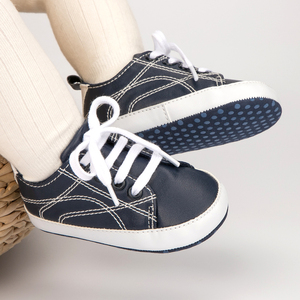 Dernier modèle de chaussures d'intérieur pour bébé baskets sport pour bébé tissu de base en PU confortable chaussures légères respirantes pour bébés garçons - Product Image 6