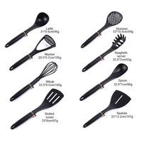 Articles de cuisine Outils et gadgets Ustensiles de cuisine de qualité alimentaire Matériel en nylon Ensemble de 8 ustensiles de cuisine